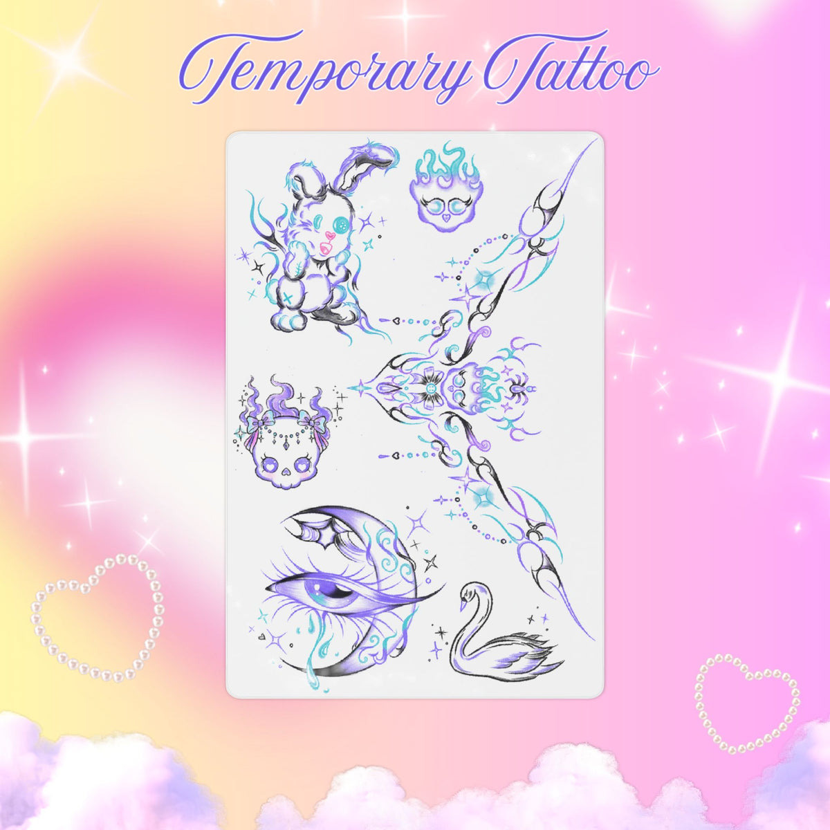 Monster High Twyla Tattoo Sheet