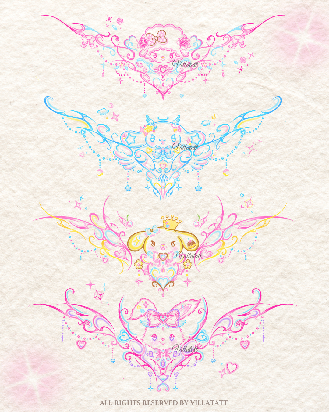 Sanrio Tramp Stamps 01