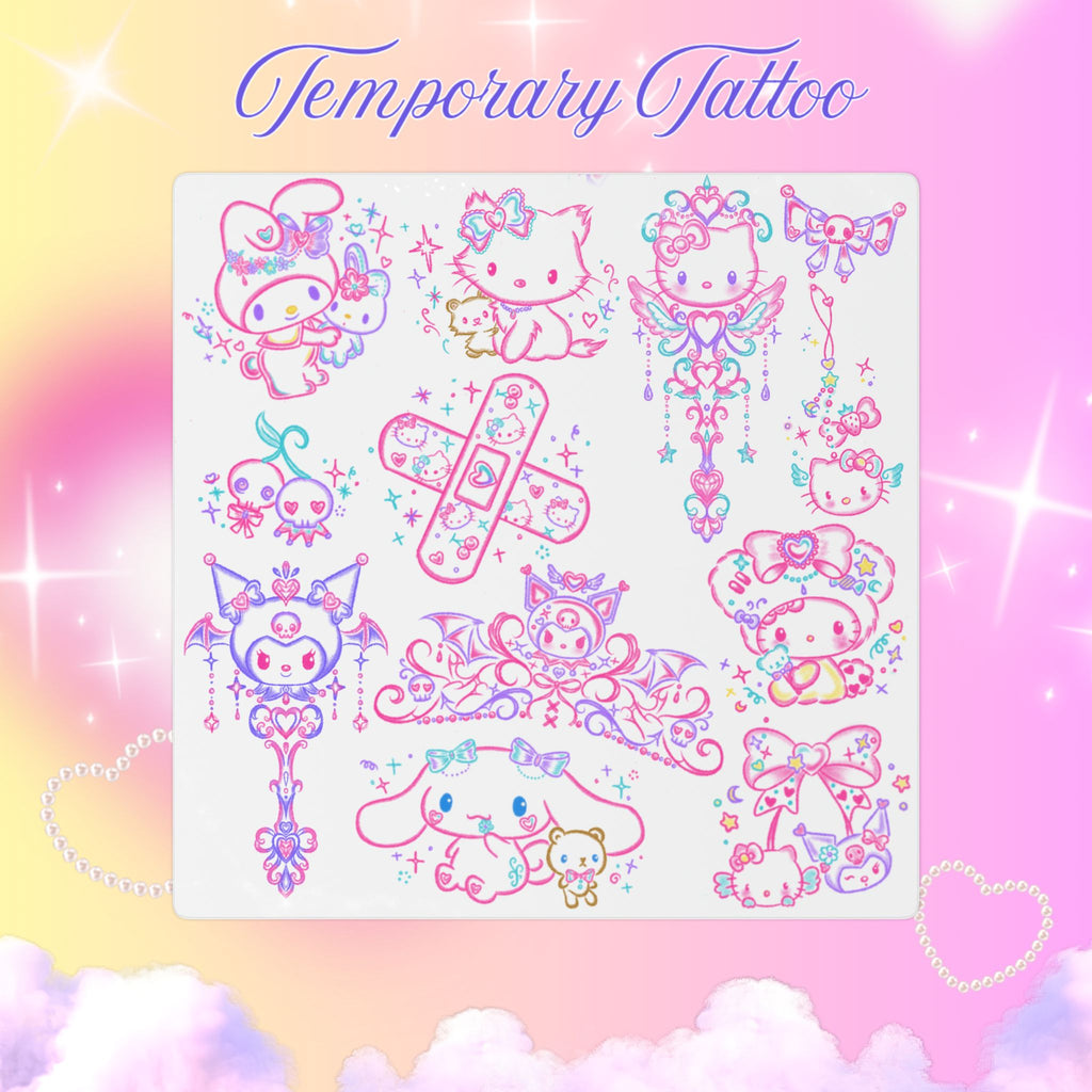 Sanrio-Inspired Temporary Tattoo
