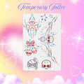 Monster High Ghoulia Wolf Tattoo Sheet