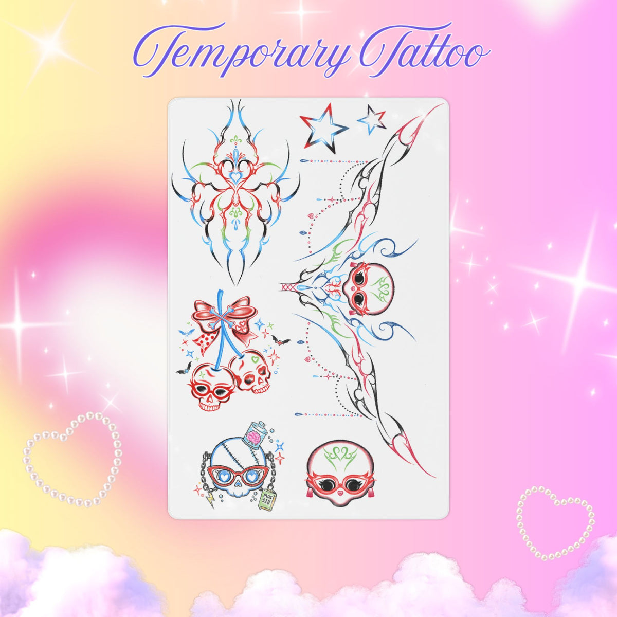 Monster High Ghoulia Wolf Tattoo Sheet