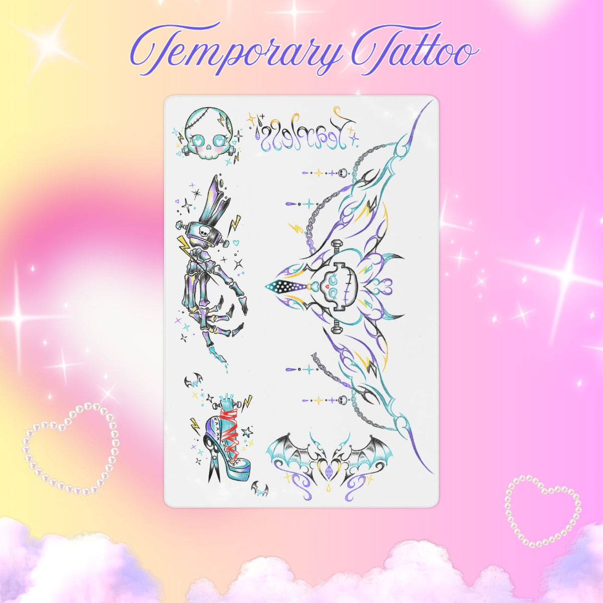 Monster High Clawdeen Wolf Tattoo Sheet