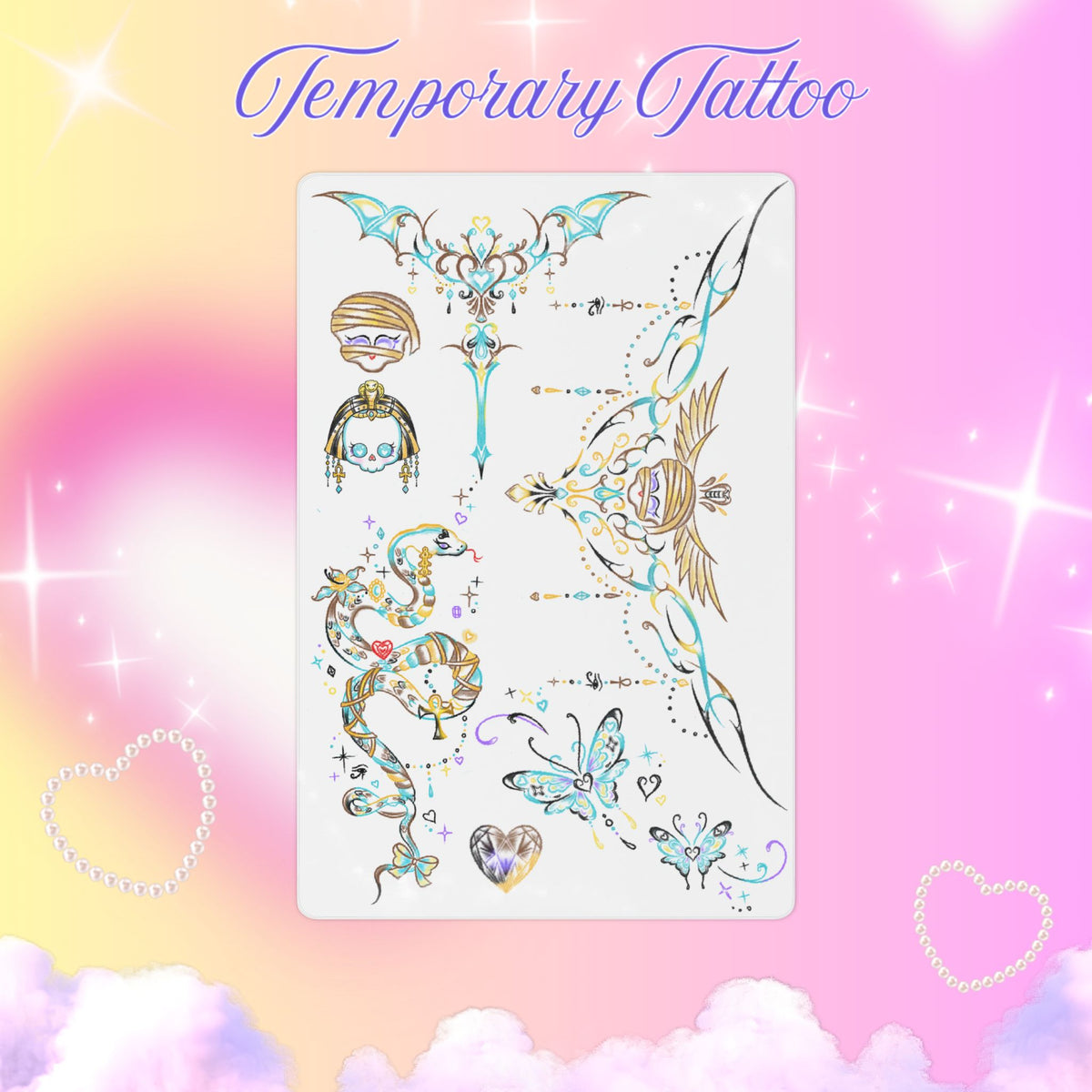 Monster High Cleo de Nile Tattoo Sheet