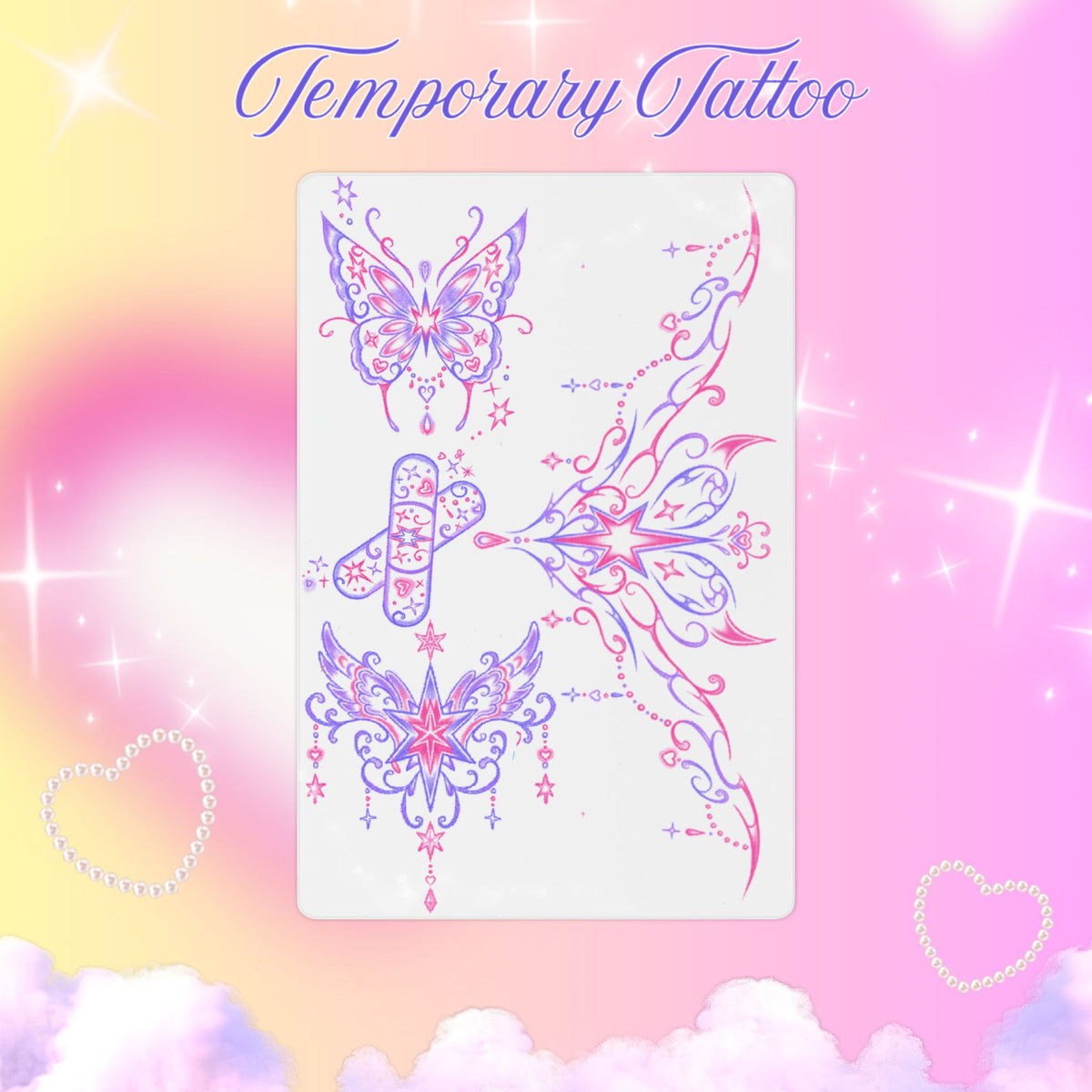 My Little Pony Twilight Sparkles Tattoo Sheet