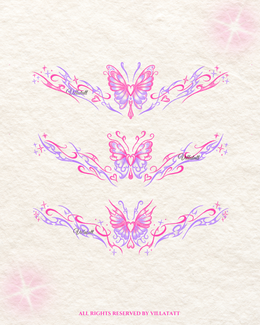 Butterfly Tramp Stamps