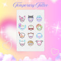 Monster High Skullettes Tattoo Sheet