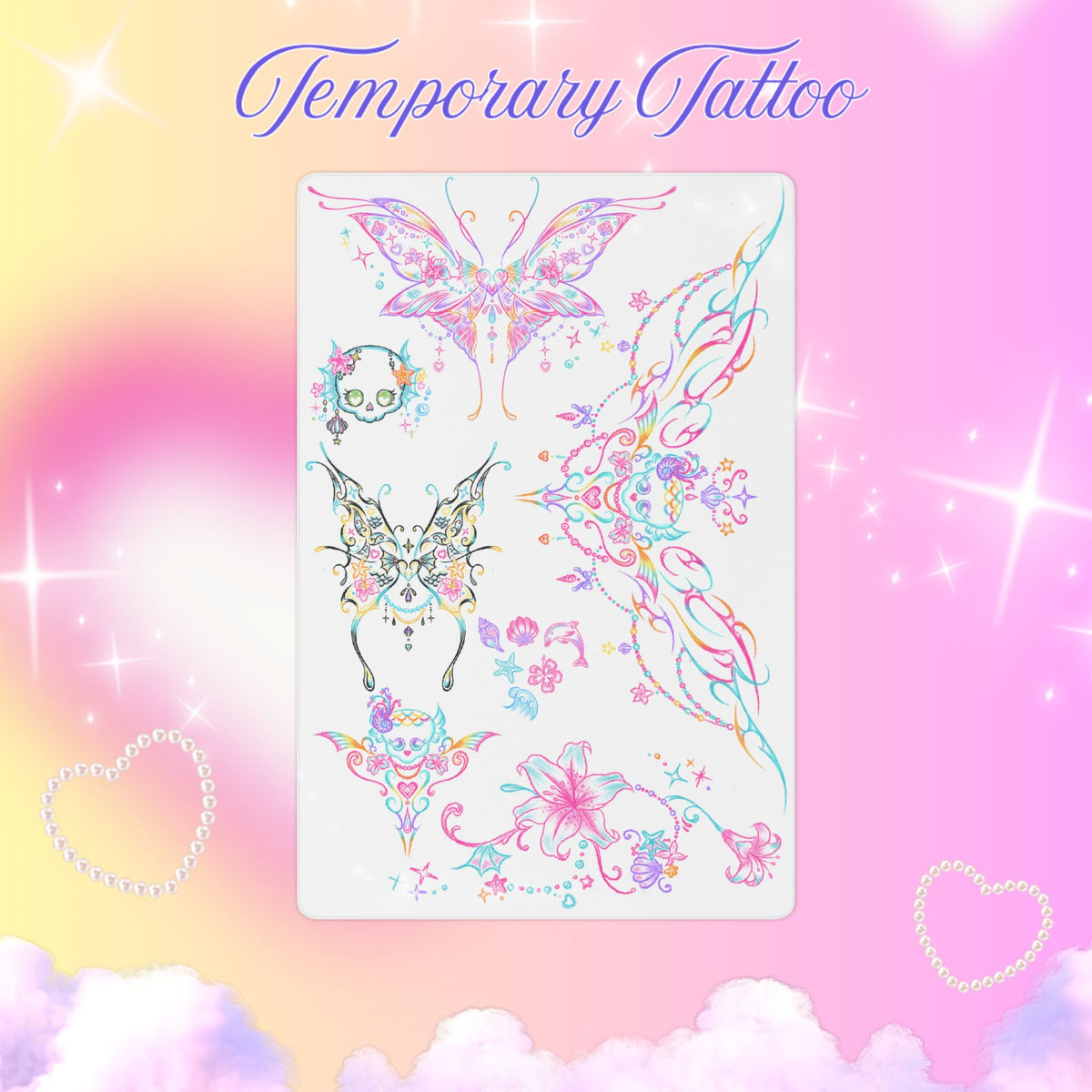 Monster High Lagoona Tattoo Sheet