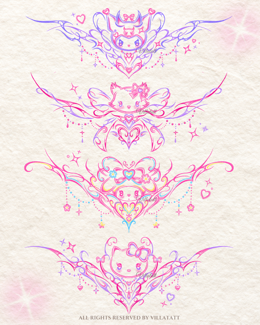 Sanrio Tramp Stamps 01