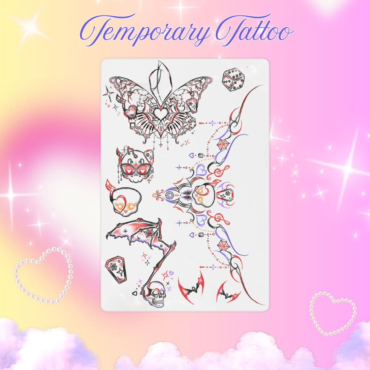 Monster High Operetta Tattoo Sheet