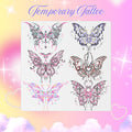 Monster High-Inspired Butterfly Temporary Tattoo