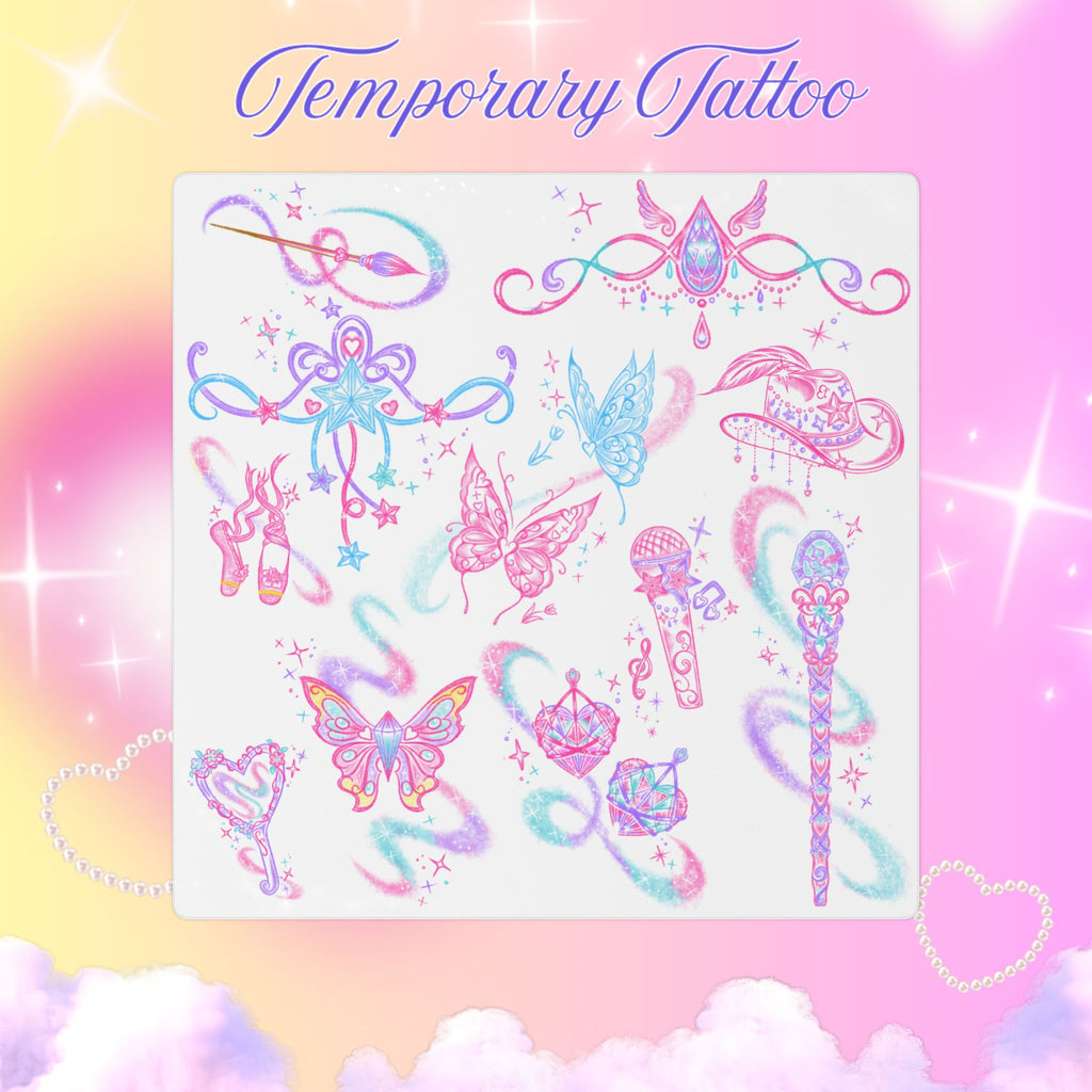 Barbie-Inspired Temporary Tattoo