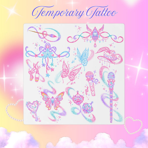 Barbie-Inspired Temporary Tattoo