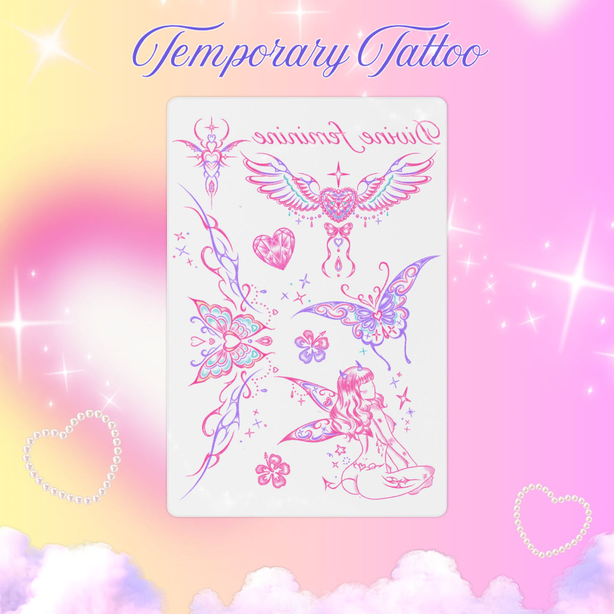 Divine Feminine Temporary Tattoo