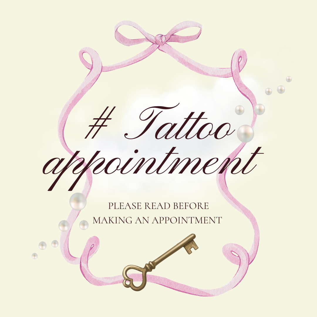 BOOK A TATTOO APPOINTMENT