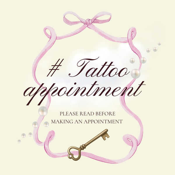BOOK A TATTOO APPOINTMENT