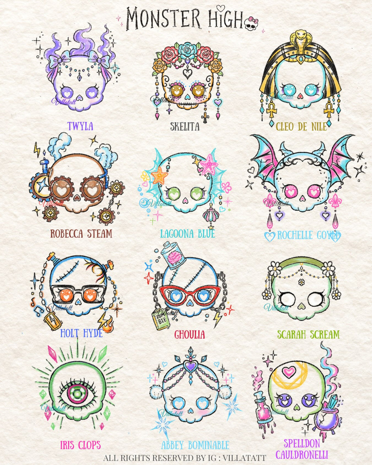 Monster High Skull 2/2